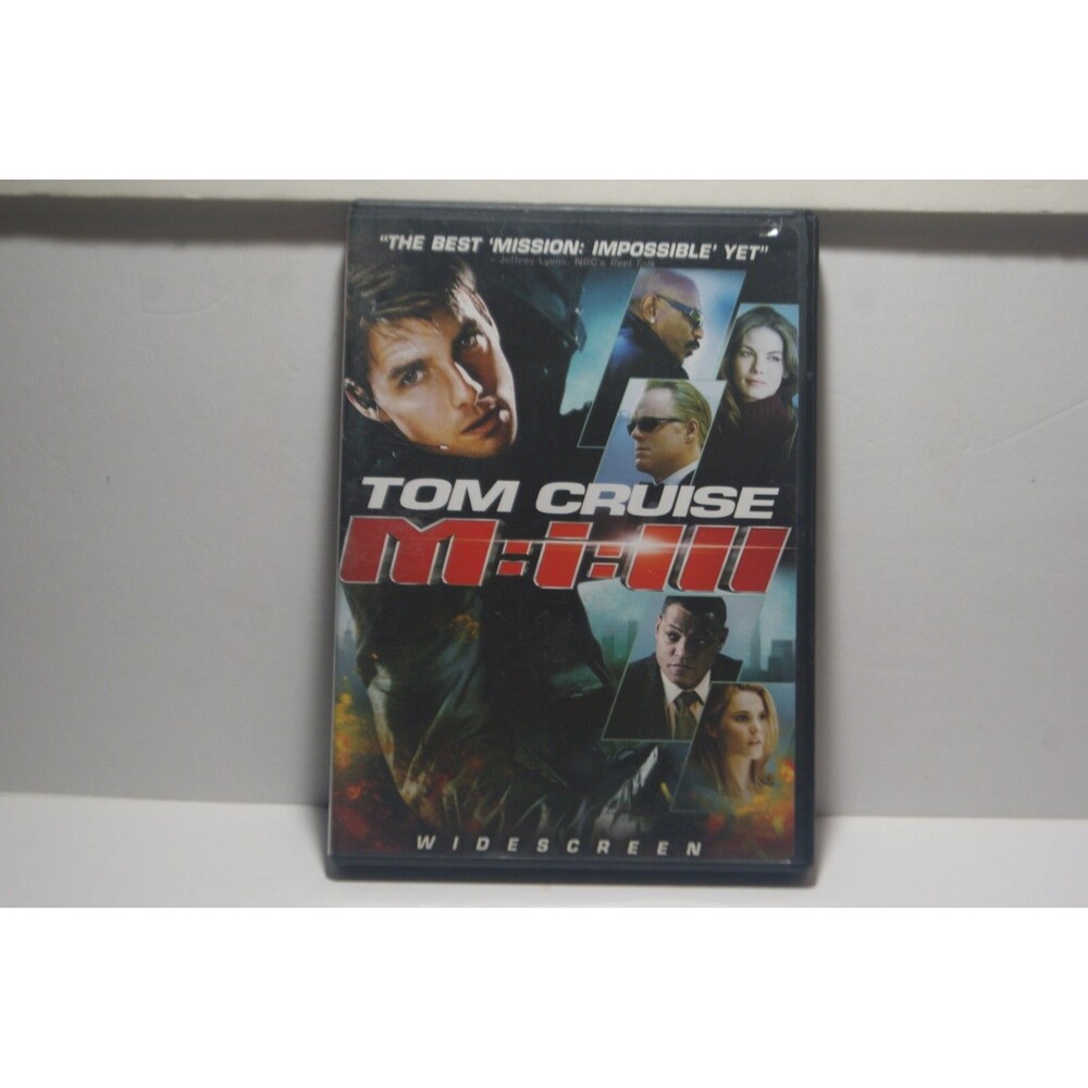 Mission Impossible III DVD Tom Cruise Action Thriller Saving the World 2006